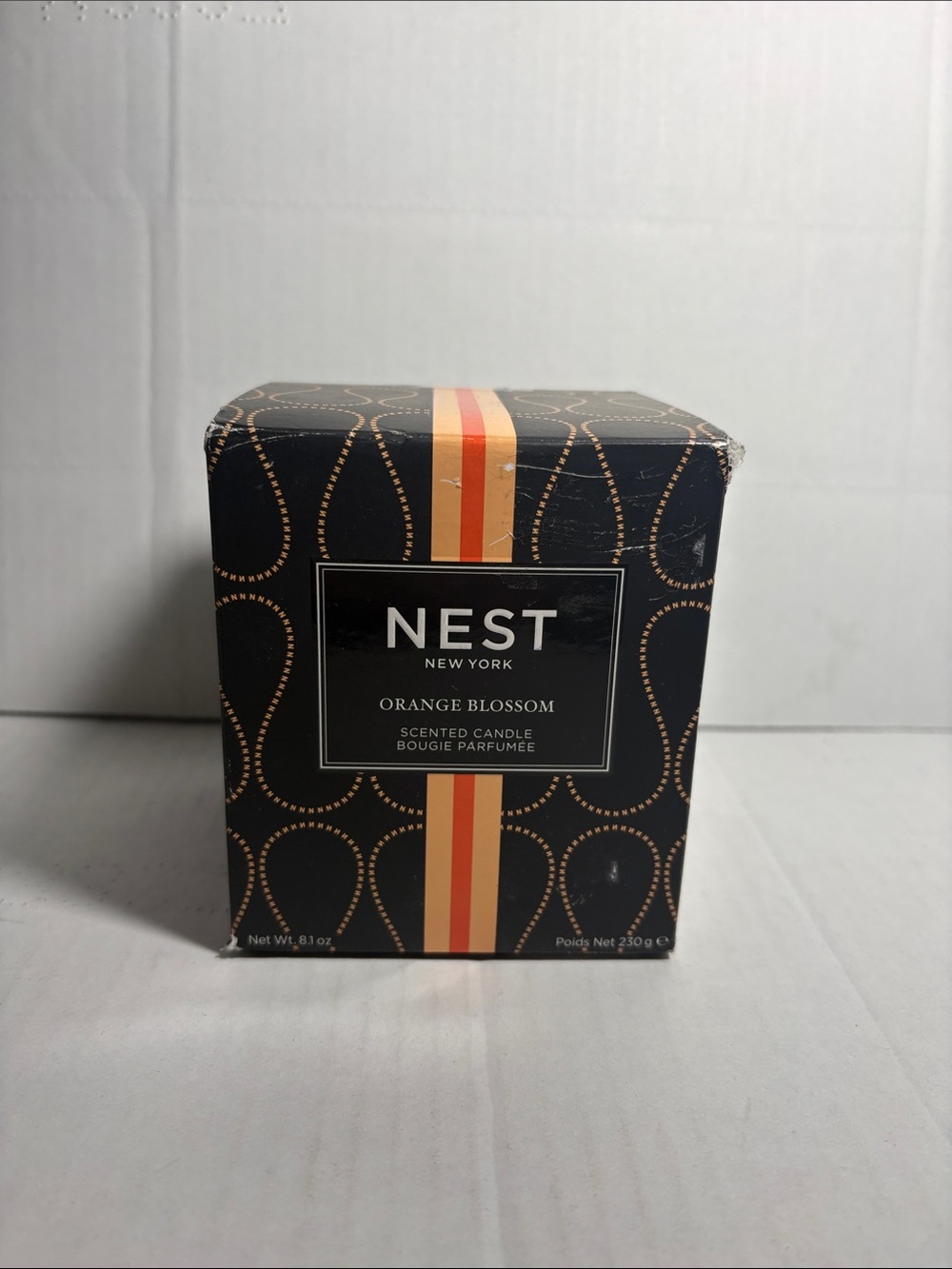NEST Fragrances Orange Blossom Candle - Black & Orange